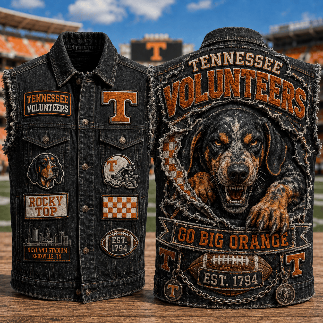 TVF PREMIUM DENIM VEST TTNL