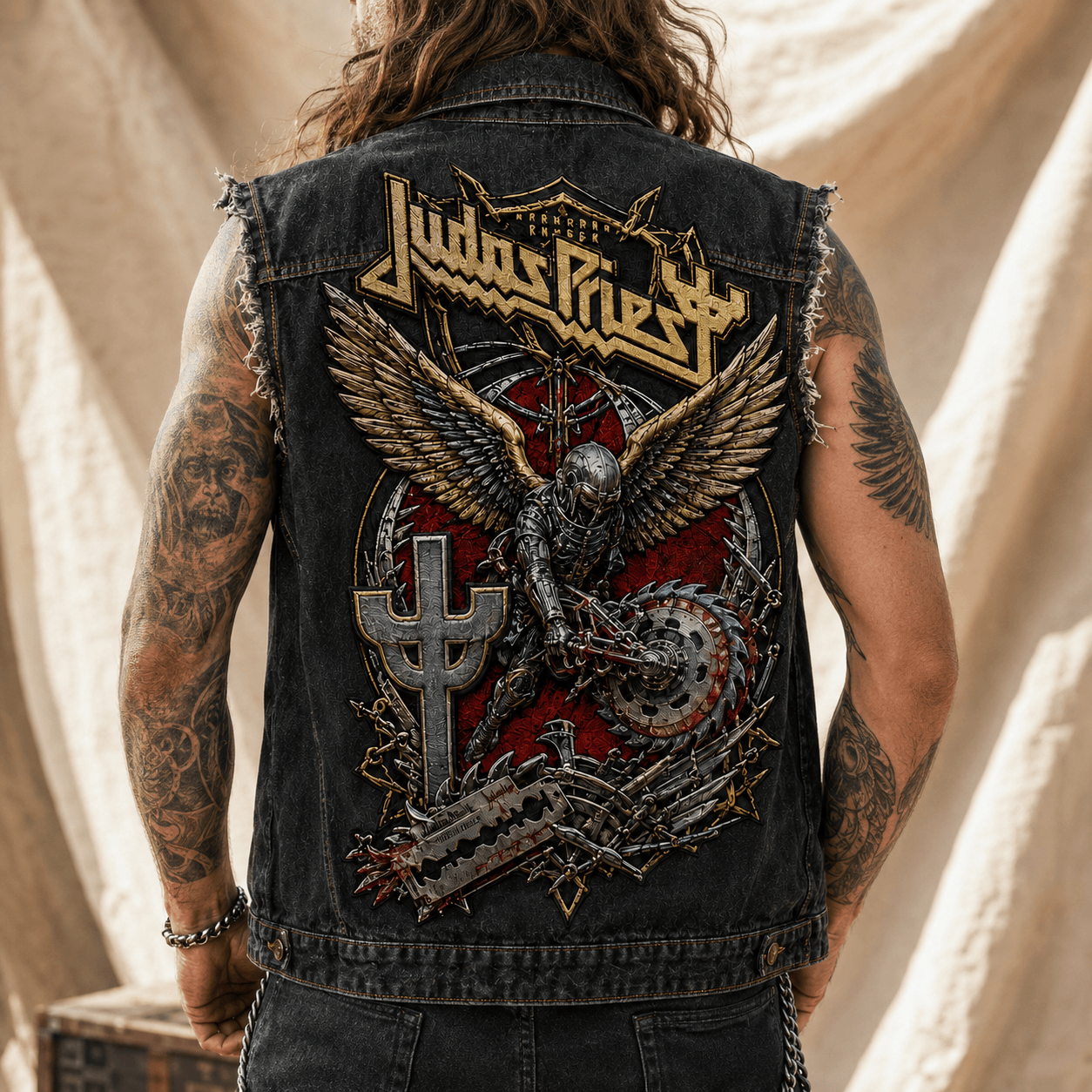 JDPR PREMIUM DENIM VEST NVH