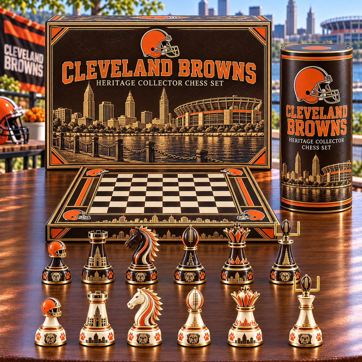 Premium CLVB Chess Set NHVH
