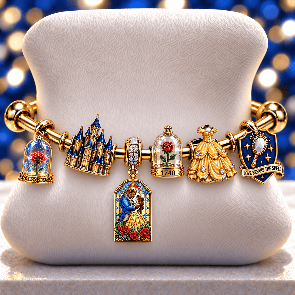 BATB Silver Charm Bracelet Set NTVA