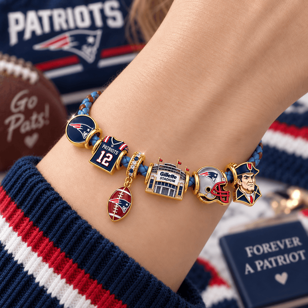 NEP Braided Leather Charm Bracelet Set VTH
