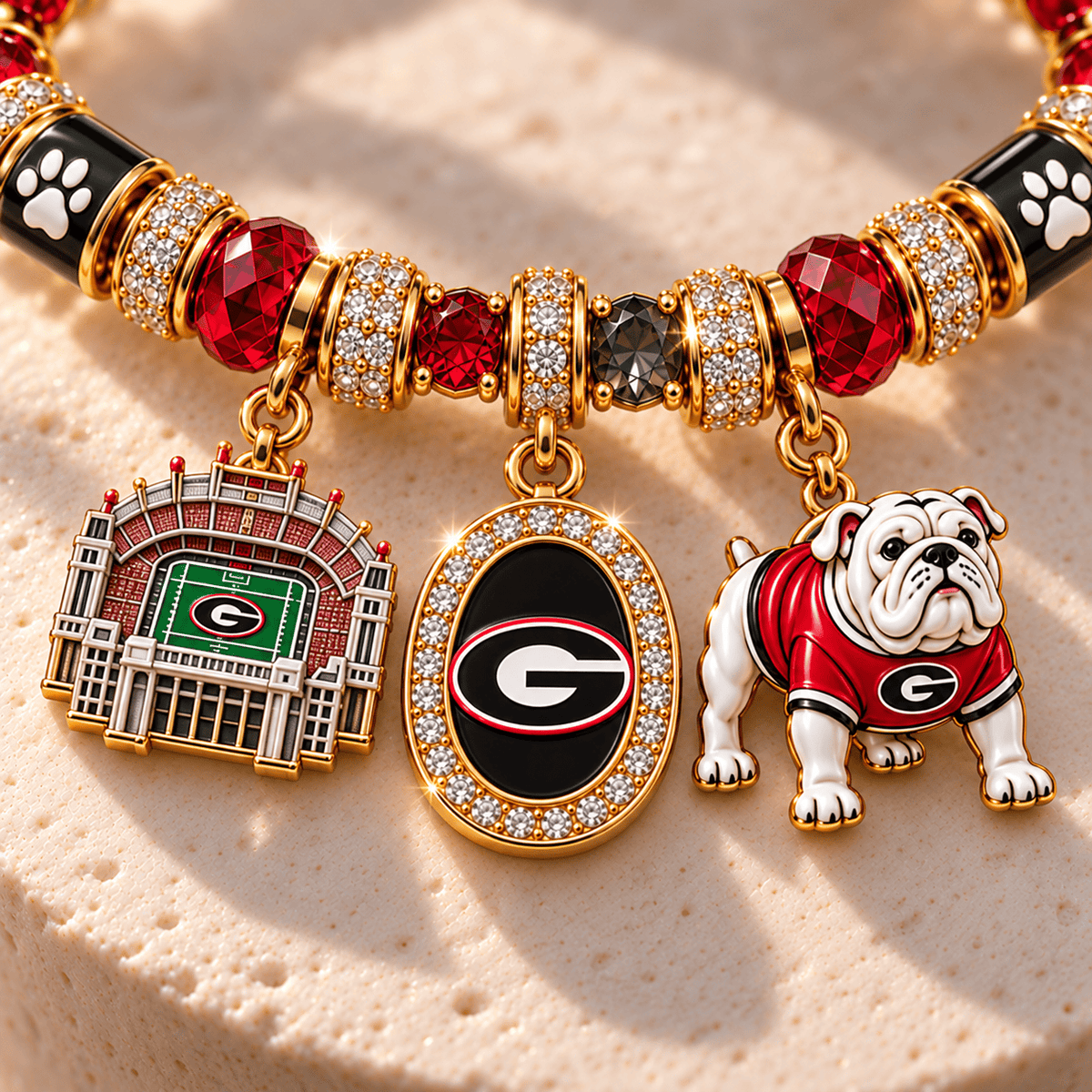 GGBD Gold Charm Bracelet Set NHVH