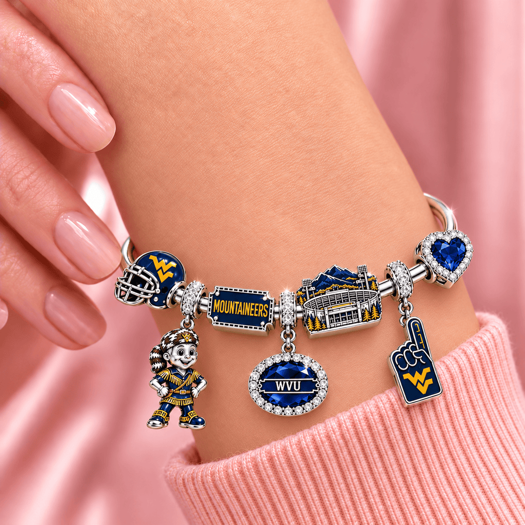 WVM Silver Charm Bracelet Set TMH
