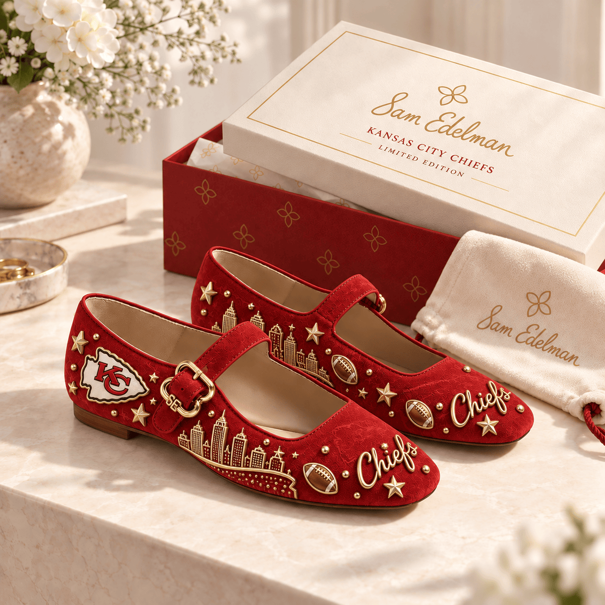 PREMIUM KCC Mary Jane flats BMD
