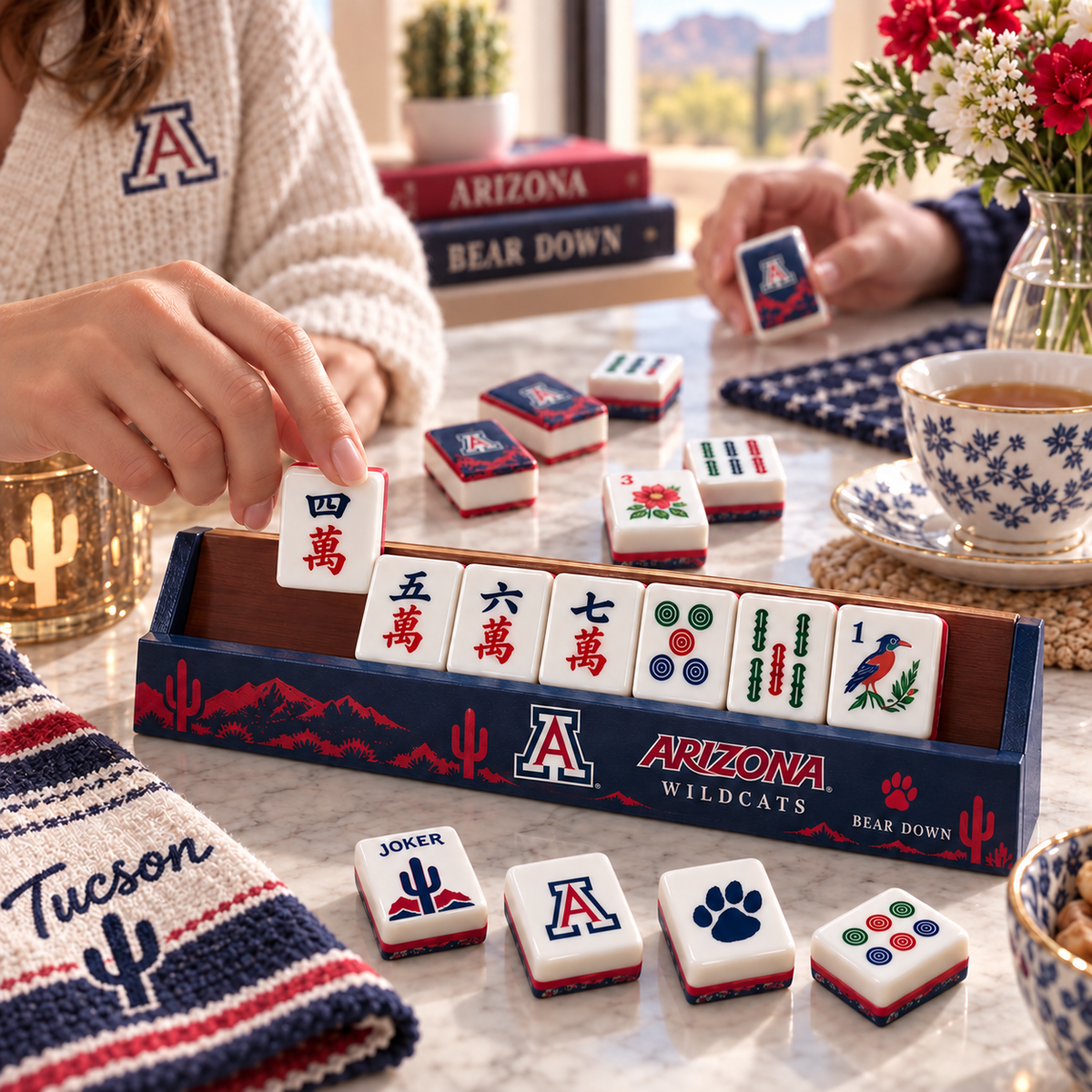 Premium AWC Mahjong Tiles Set TNSM