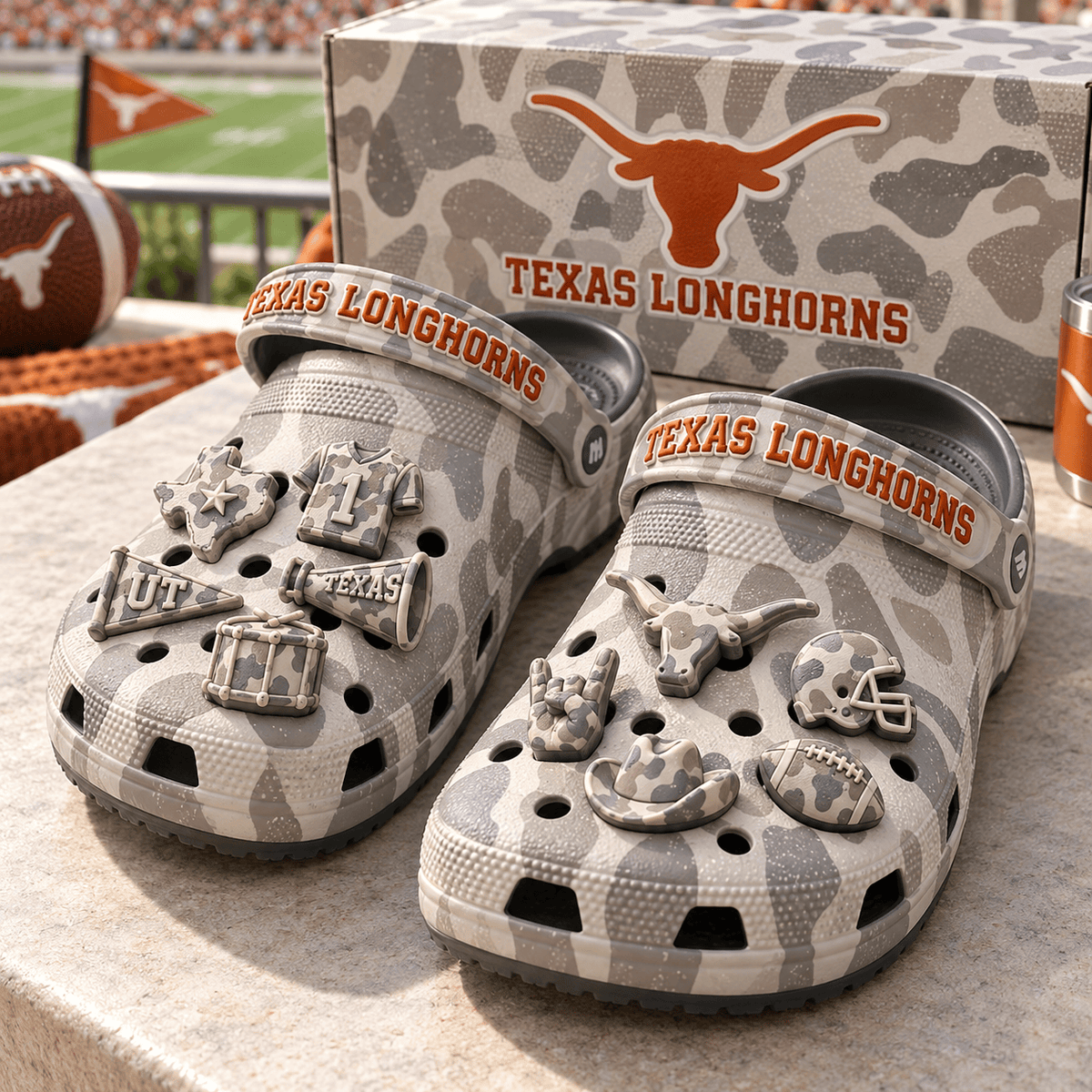 TLS Premium Deer Camo Charm Clog PTKL