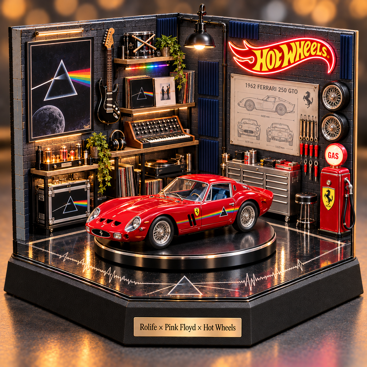 PKFL Collectible Car Garage Diorama PNPA