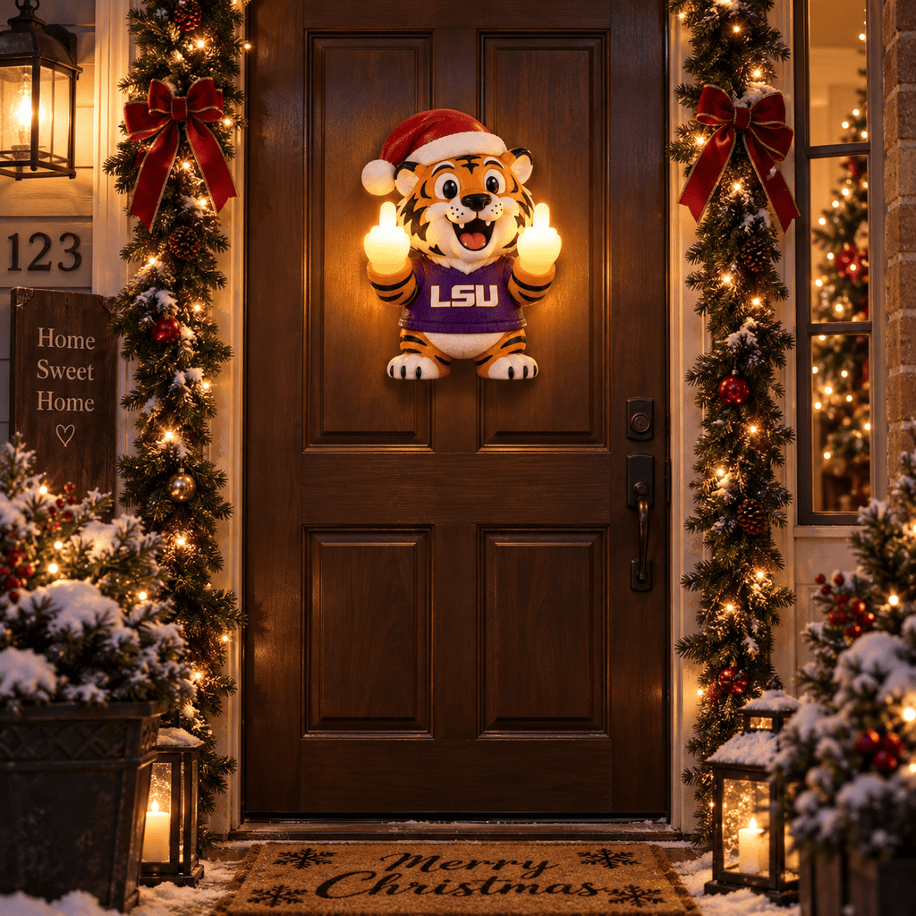 LSU Premium Christmas Middle Finger Character Light NTTB