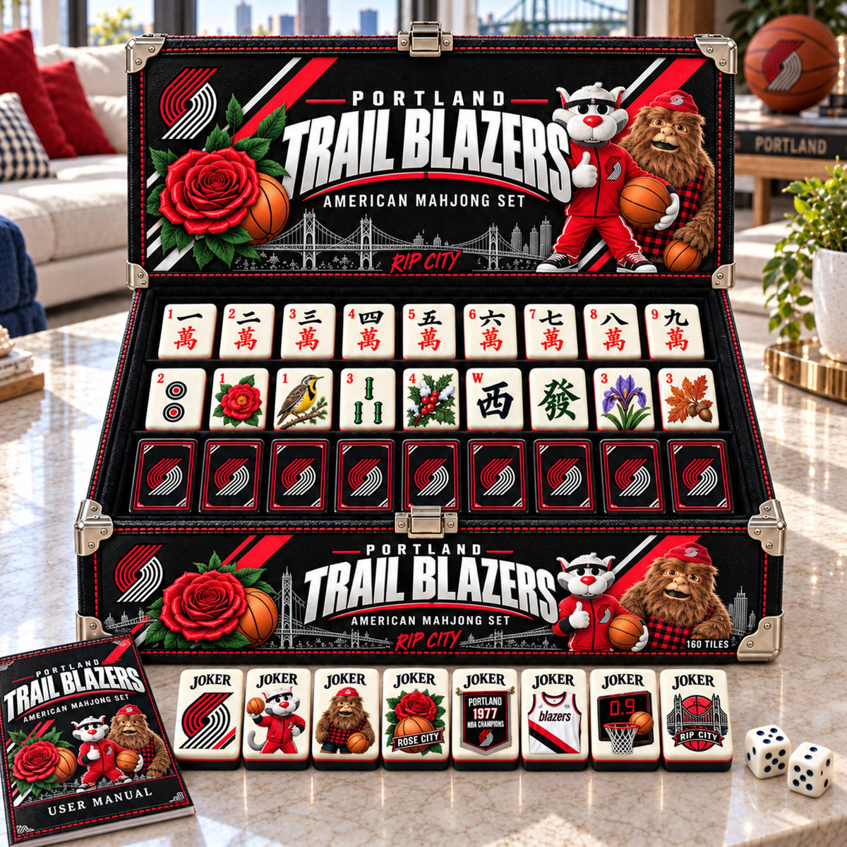 Premium PTBZ Mahjong Tiles Set PVNA