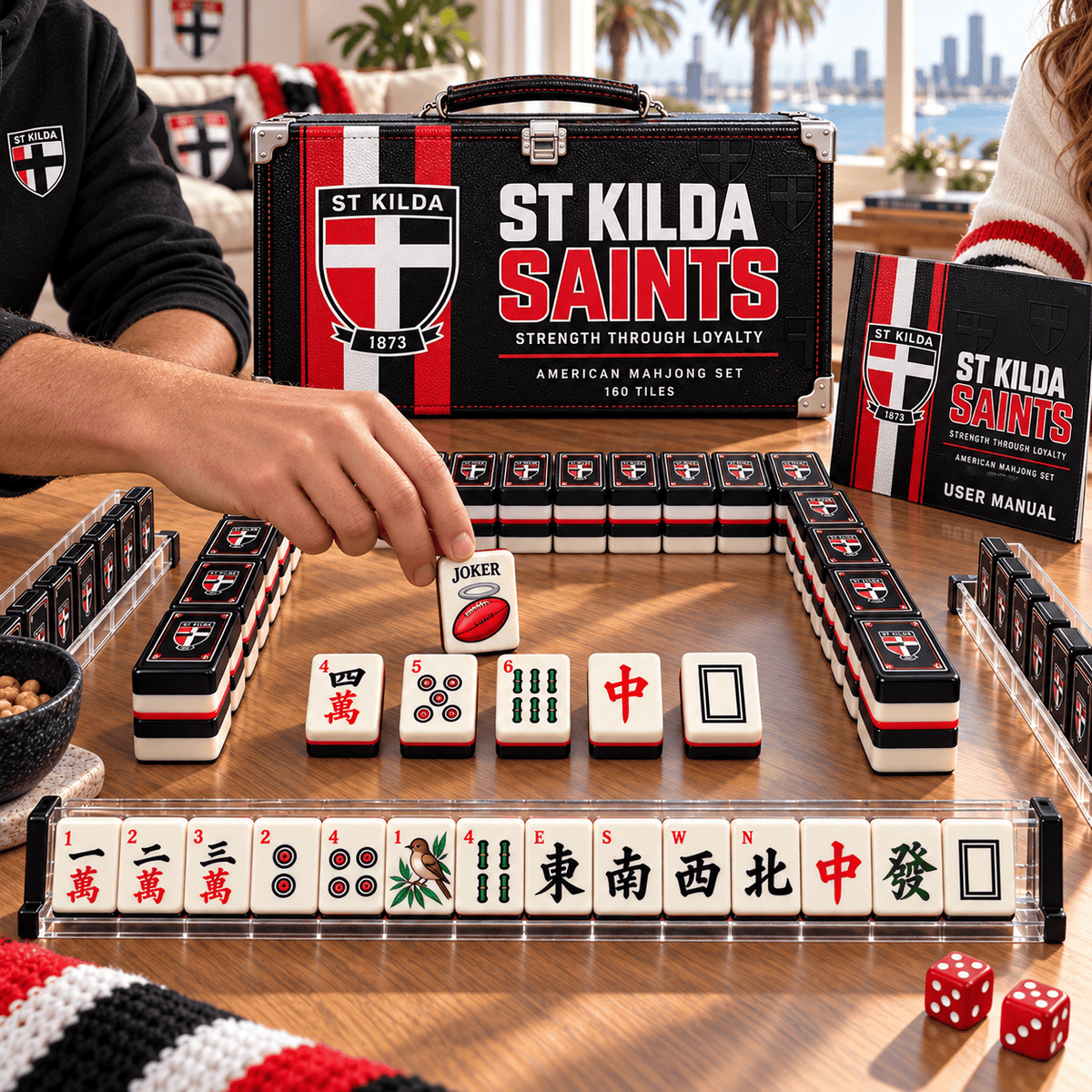 Premium SKD Mahjong Tiles Set PVNA