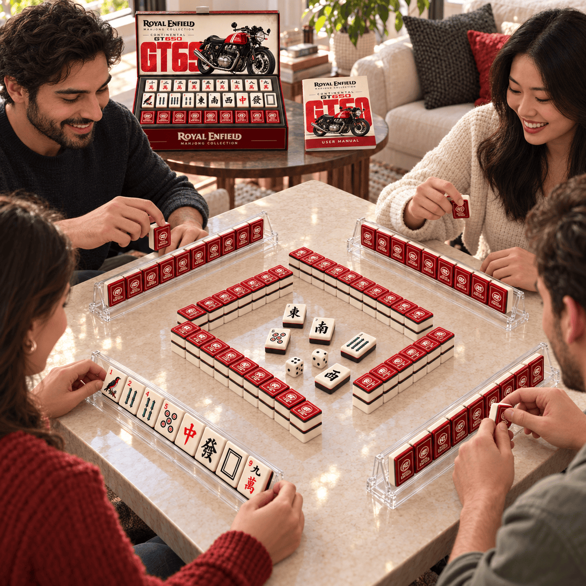 Premium RYEF Mahjong Tiles Set TTMH